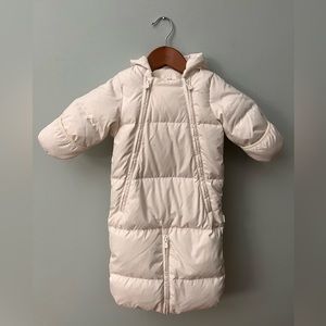 Baby Gap 3-6 Months Warmest Bundle Ivory Frost Winter Coat